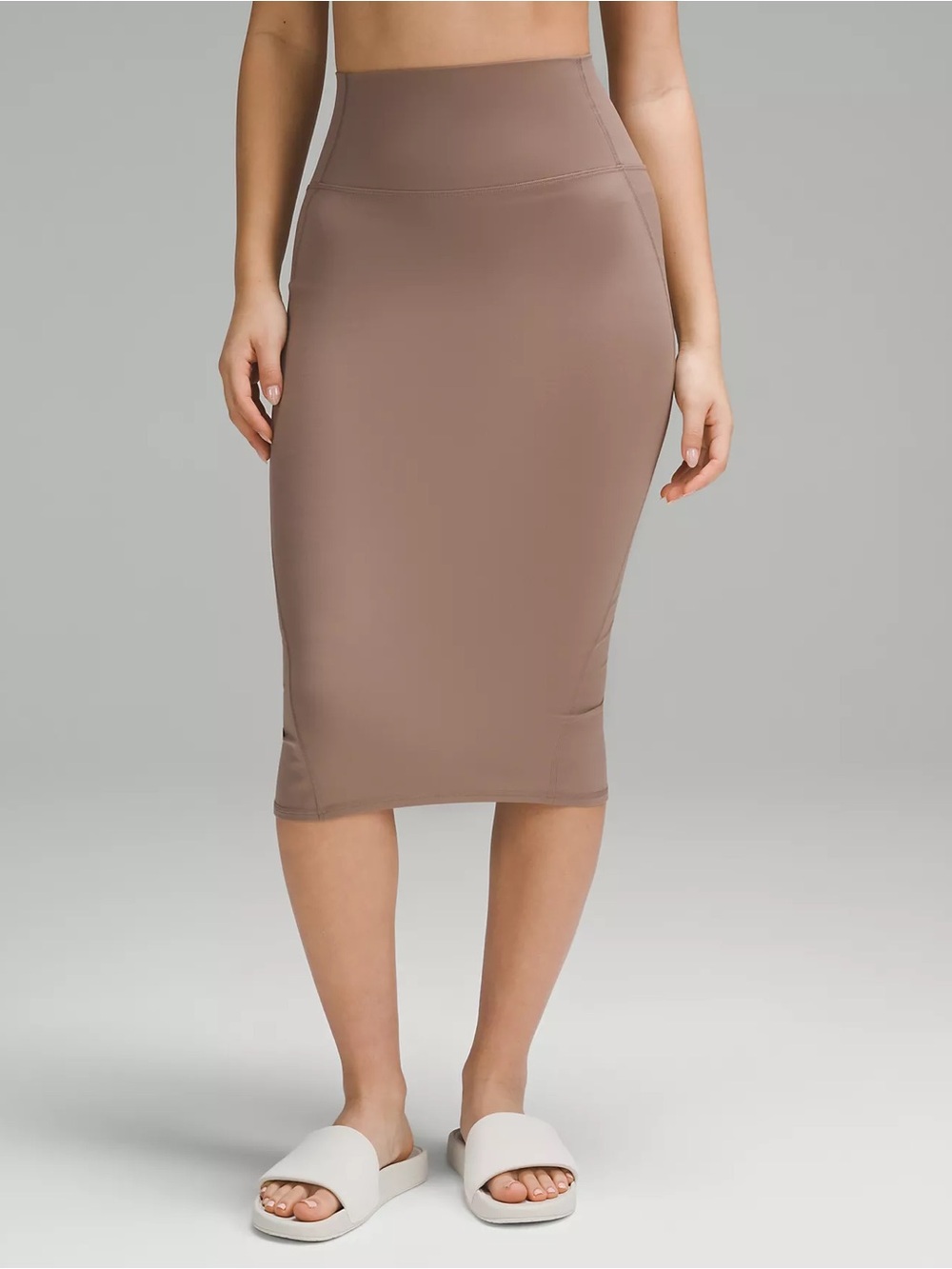 Lululemon Nulu Slim-Fit High-Rise Midi Skirt